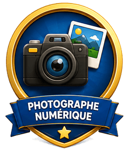 Badge Photographe numérique