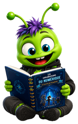 Bug lit le roman des Explorateurs du Numérique