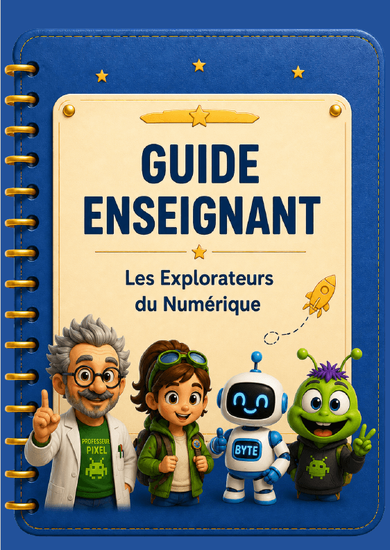 Couverture du dossier enseignant des Explorateurs du Numérique