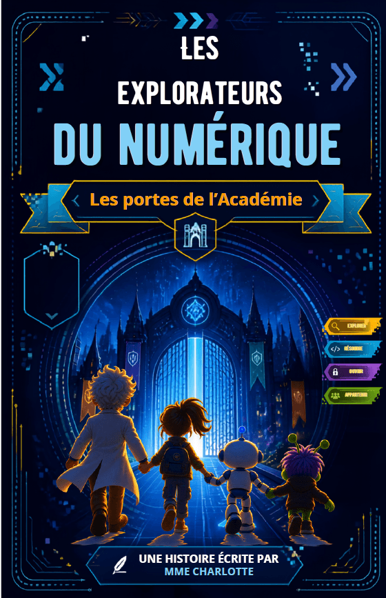 Couverture du roman « Les Explorateurs du Numérique : Les Portes de l’Académie »